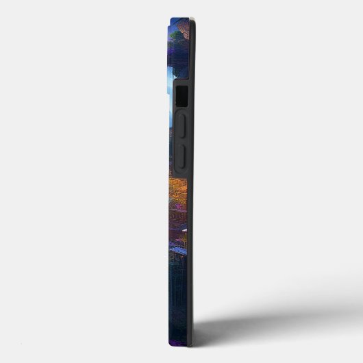 Fantasy Landschaft farbenfroh surreal Case-Mate iPhone Hülle (Rückseite / Links)