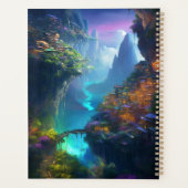 Fantasy Landschaft farbenfroh surreal Planer (Rückseite)