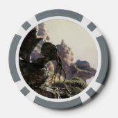 Fantasy-Landschaft Pokerchips (Rückseite)