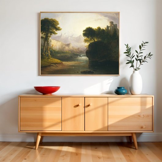 Fantasy Landschaft von Thomas Doughty Poster