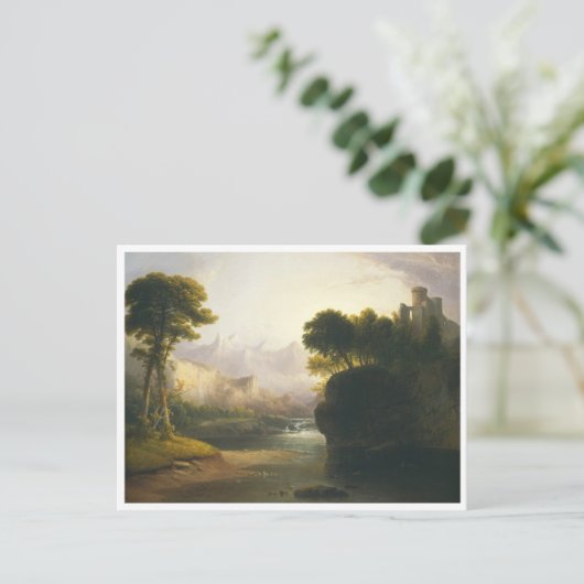 Fantasy Landschaft von Thomas Doughty Postkarte (Stehend Vorderseite)