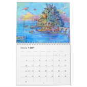 Fantasy-Landschaften Kalender (Jan 2027)