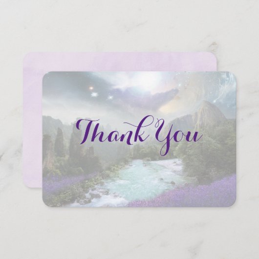 Fantasy Landschaftlich Nature Landscape Danke (Vorne/Hinten)