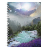 Fantasy Landschaftlich Nature Landschaft Notizblock (Vorderseite)
