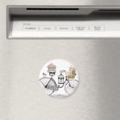 Fantasy Laufrad Magnet (In Situ (Geschirrspüler))