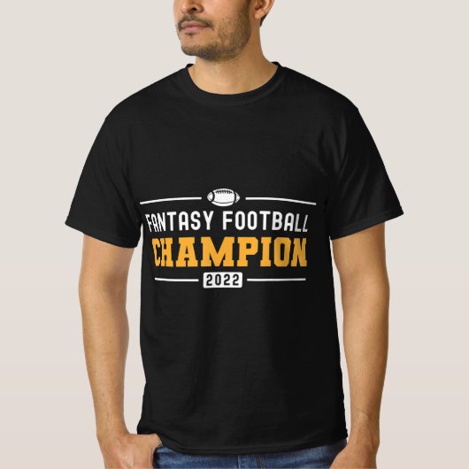 Fantasy League Champ 2022 Gewinner Fantasy Footbal T-Shirt (Vorderseite)