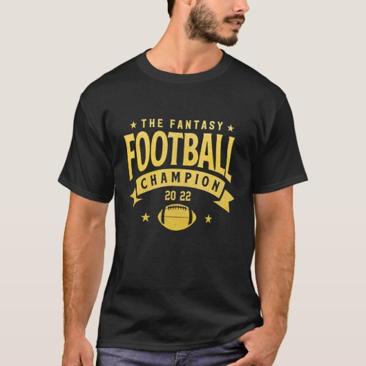 Fantasy League Champ 2022 Winner Fantasy Football T-Shirt (Vorderseite)