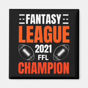 Fantasy League Champion Football 2021 Gewinner Vin Magnet