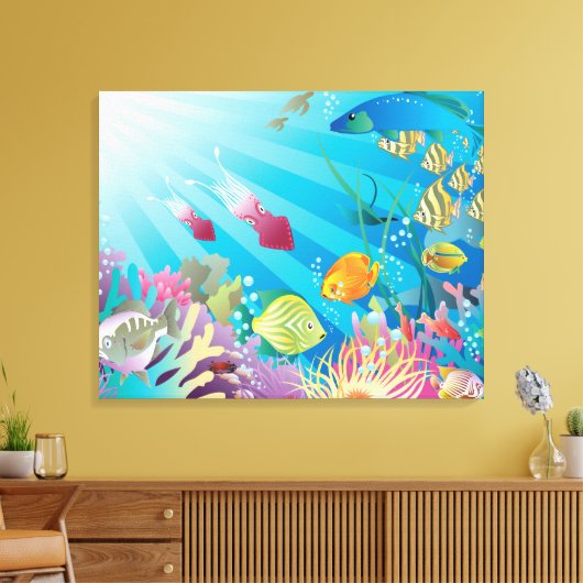 Fantasy Leinwanddruck (Insitu (Wohnzimmer))