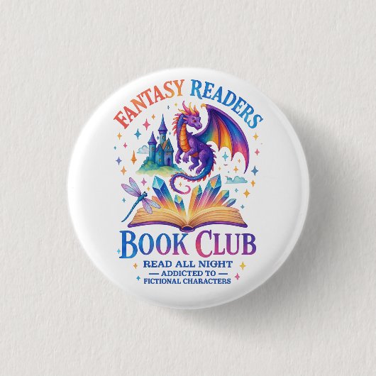 Fantasy Leser Book Club... Button (Vorderseite)