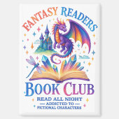 Fantasy Leser Book Club... Magnet (Vorderseite)