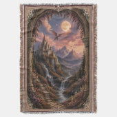 Fantasy-Leser-Geschenk Gewebte Wurfdecke Decke (Vorderseite Vertikal)