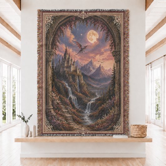 Fantasy-Leser-Geschenk Gewebte Wurfdecke Decke