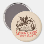Fantasy-Leserbuchclub Magnet (Vorderseite/Rückseite)