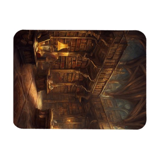 Fantasy Library Magnet (Horizontal)