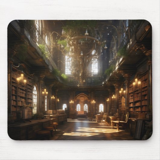 Fantasy Library Mousepad (Vorne)