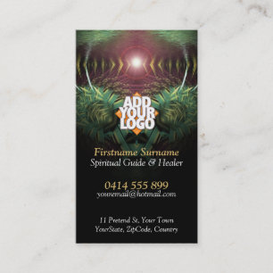 Fantasy Light Fraktal Kunst Business Cards Visitenkarte
