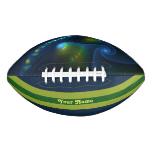 Fantasy Lights Abstrakt Blue Green Fraktal Name Football