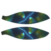 Fantasy Lights Abstrakt Blue Green Yellow Fraktal Basketball (Panele)