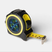 Fantasy Lights Abstrakt Blue Green Yellow Fraktal Maßband (Winkel)