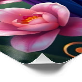 Fantasy Lila Paprot Poster (Ecke)