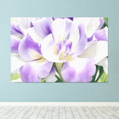 *~* Fantasy Lila TV2 Stretched Canvas Print Leinwanddruck (Insitu (Holzboden))