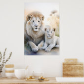 Fantasy Lion Poster (Küche)