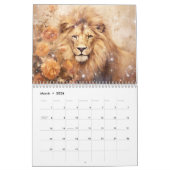 Fantasy Lions in Abstract Style Kalender (Mär 2026)