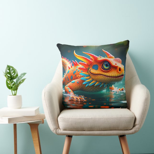 Fantasy Lizard Kissen (Stuhl )