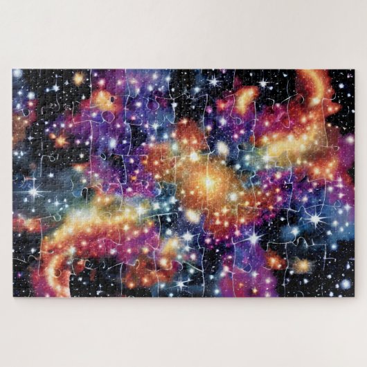 Fantasy Looking Lights in Space Time Epiphany Fun Puzzle (Horizontal)