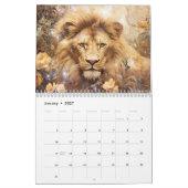 Fantasy-Löwen im abstrakten Stil Kalender (Jan 2027)