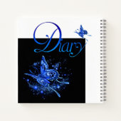 Fantasy Lunar Moth Taary Notizblock (Rückseite)