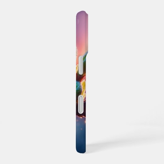 Fantasy macro photography of tiny forest sprite iPhone 16 hülle (Rechte Seite)