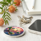 Fantasy macro photography of tiny forest sprite schlüsselanhänger (Seite)