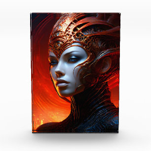 Fantasy Magic Art Dame Fotoblock