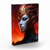 Fantasy Magic Art Dame Fotoblock (Links)