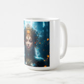 Fantasy Magic Art Dame Kaffeetasse (VorderseiteRechts)