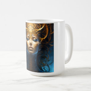 Fantasy Magic Art Dame Kaffeetasse