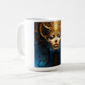 Fantasy Magic Art Dame Kaffeetasse (Vorderseite Links)