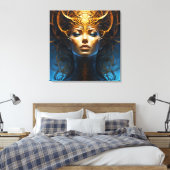 Fantasy Magic Art Dame Leinwanddruck (Insitu (Schlafzimmer))