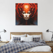 Fantasy Magic Art Dame Leinwanddruck (Insitu (Schlafzimmer))