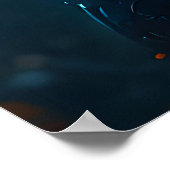 Fantasy Magic Art Dame Poster (Ecke)