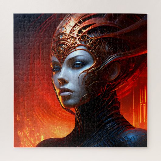 Fantasy Magic Art Dame Puzzle (Vertikal)