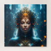Fantasy Magic Art Dame Puzzle (Vertikal)