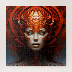 Fantasy Magic Art Dame Puzzle
