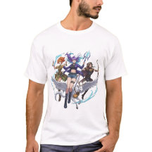 Fantasy Magic Trio PNG, Anime-Stil-Zauberer, Bogen