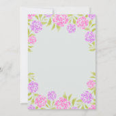 Fantasy Magical Enchanted Forest Wedding Einladung (Rückseite)