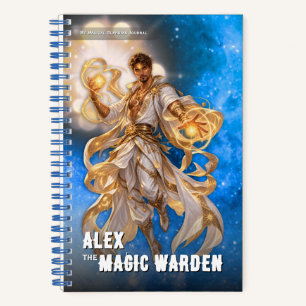 Fantasy-Magischer-Wächter-Abenteuer-Notizbuch Notizblock
