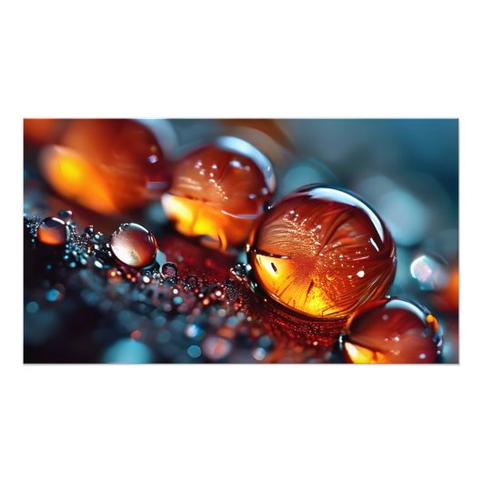 Fantasy Makro Wasserfall Fotodruck (Vorne)