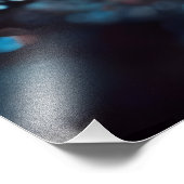 Fantasy Makro Wasserfall Fotodruck (Ecke)